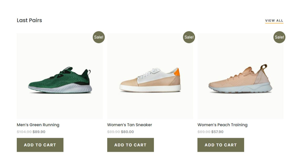 recycled shoe store sale