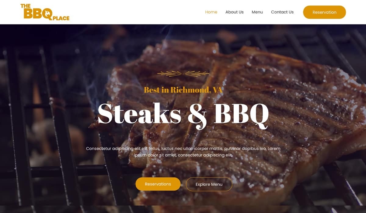 the bbq steaks place